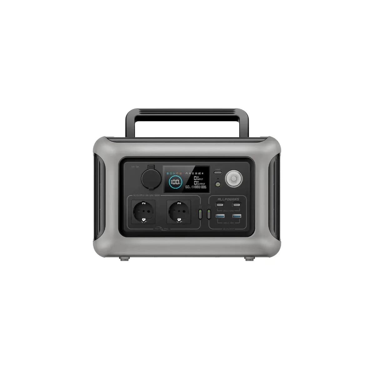 ALLPOWERS R600 — портативна зарядна станція 600W 299Wh LiFeP04 Battery