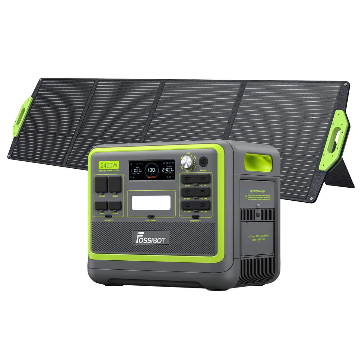 FOSSiBOT F2400 Solar Generator